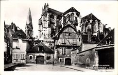 CPA Auxerre Eglise St Germain 