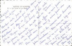 CPA Gorges de Palestro Un Tunnel et un Oued 