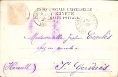 CPA Palais Hollandais a Port Said 