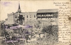 CPA Port Said Place de Lessens 