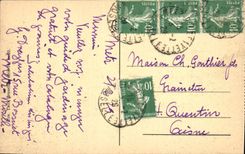 CPA Ardenne Houyet Le Chateau Tour Leopold