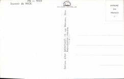 CPA Nice Souvenir de Nice 
