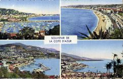 CPA Souvenir de La Cote d'Azur 