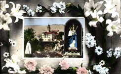 CPA De Notre Dame de Laghet Recevez ces Fleurs 