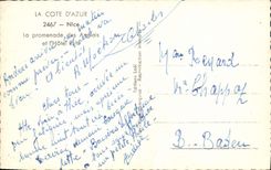 CPA Nice La promenade des Anglais et l'Hotel Ruhl 