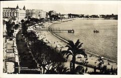 CPA Cannes La Croisette et la Plage 
