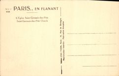 CPA Paris L'Eglise Saint Germain des Pres 