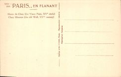 CPA Paris Musee de Cluny 