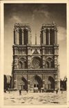 CPA Paris Notre Dame facade 