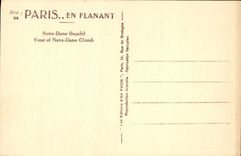 CPA Paris Notre Dame facade 