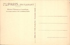 CPA Paris Matinee d'Automne au Luxembourg 