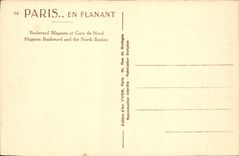 CPA Paris Boulevard Magenta et Gare du Nord