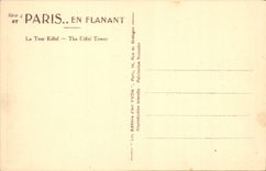 CPA Paris La Tour Eiffel Aigle