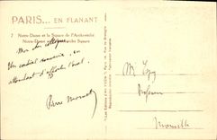 CPA Paris Notre Dame et le Dquare de l'Archeveche 