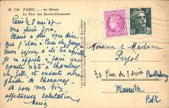 CPA Paris Le Parc des Buttes Chaumont 