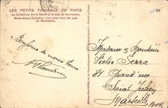 CPA Paris La Cathedrale Notre Dame et le quai de Montebello 