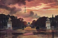 CPA Paris L'Avenue des Champs Elysees 