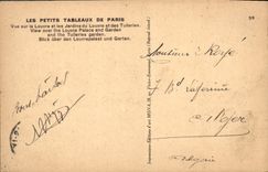 CPA Paris Vue sur le Louvre et les Jardins du Louvre et des Tuilleries