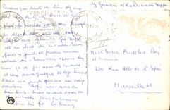 CPA Passe devant cheri ca a l'air dangeroux Ski