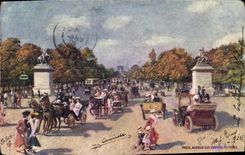 CPA Paris Avenue des Champs Elysees 