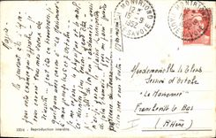 CPA Rencontre Imprevue Enfant Biche