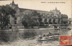 CPA Paris la Gare du Quai d'Orsay 