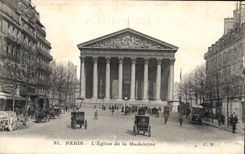 CPA Paris l'eglise de la Madeleine 