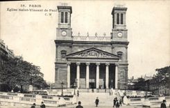 CPA Paris Eglise Saint Vincent de Paul 