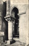 CPA Paris Eglise St Julien le Pauvre une grosse colonne de la Chapelle laterale droite richement dec