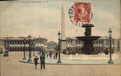 CPA Paris la Place de la Concorde 
