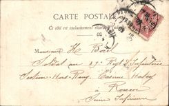 CPA Paris le Marche aux Fleurs et la Tour de l'Horloge 