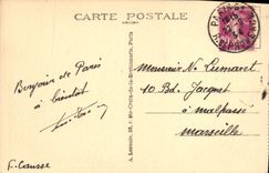 CPA Paris Notre Dame et le Parvis 