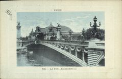 CPA Paris le Pont Alexandre III 