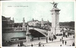 CPA Paris le Pont Alexandre III 