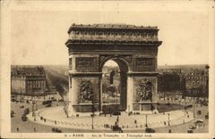CPA Paris Arc de Triomphe 