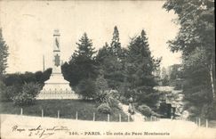 CPA Paris un Coin du Parc Montsouris 