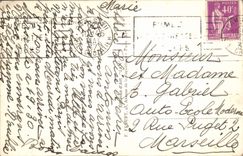 CPA Paris la Place de Etoile et l'Arc de Triomphe