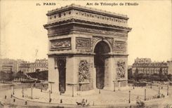 CPA Paris Arc de Triomphe de l'Etoile 