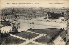 CPA Paris Nouveau Jardin du Louvre 