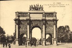 CPA Paris l'Arc de Triomphe du Carrousel 