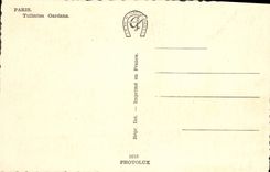 CPA Paris Jardin des Tuileries 