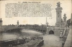 CPA Paris Pont Alexandre III 