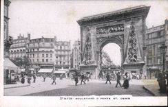CPA Paris Boulevard Porte St Denis 