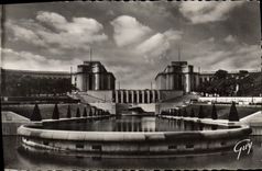 CPA Paris et ses Merveilles le Palais de Chaillot vu des Jardins Architectes MM Azeno Boileau Carlu 