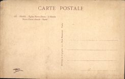 CPA Paris Eglise Notre Dame l'Abside 