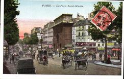 CPA Paris la Porte Saint Martin 