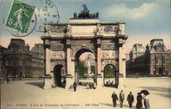 CPA Paris l'Arc de Triomphe du Carrousel 