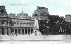 CPA Paris Cour du Carrousel 