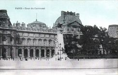 CPA Paris Cour du Carrousel 