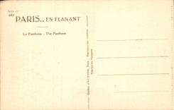 CPA Paris en Flanant le Pantheon 